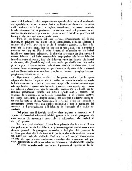 Folia medica periodico trimensile di patologia e clinica medica