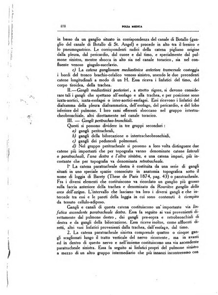 Folia medica periodico trimensile di patologia e clinica medica