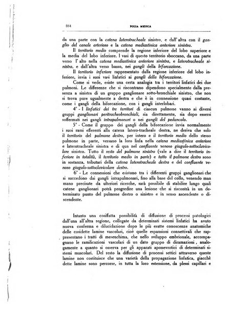 Folia medica periodico trimensile di patologia e clinica medica