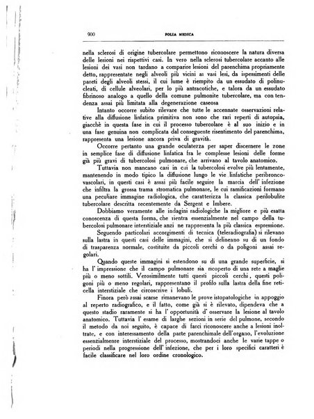 Folia medica periodico trimensile di patologia e clinica medica