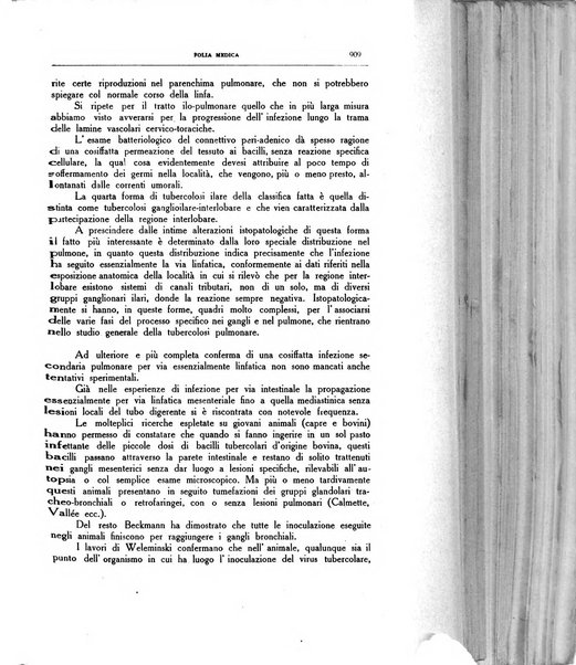 Folia medica periodico trimensile di patologia e clinica medica