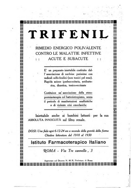 Folia medica periodico trimensile di patologia e clinica medica