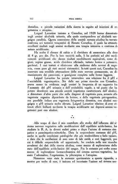 Folia medica periodico trimensile di patologia e clinica medica