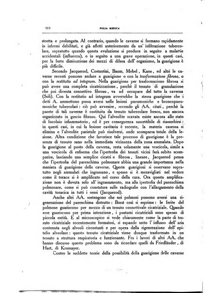 Folia medica periodico trimensile di patologia e clinica medica