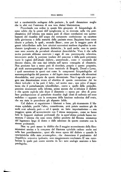 Folia medica periodico trimensile di patologia e clinica medica