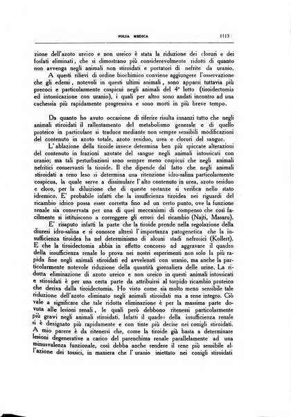 Folia medica periodico trimensile di patologia e clinica medica