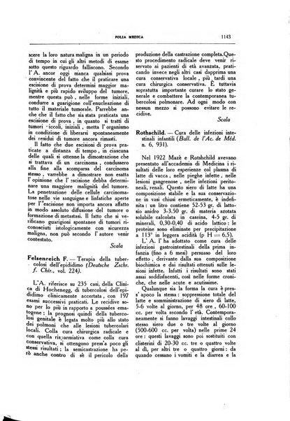 Folia medica periodico trimensile di patologia e clinica medica