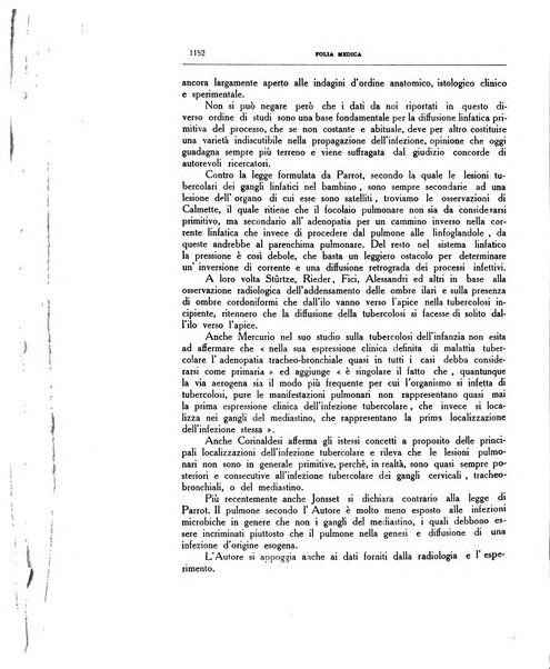 Folia medica periodico trimensile di patologia e clinica medica