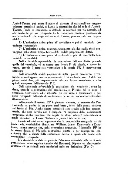 Folia medica periodico trimensile di patologia e clinica medica