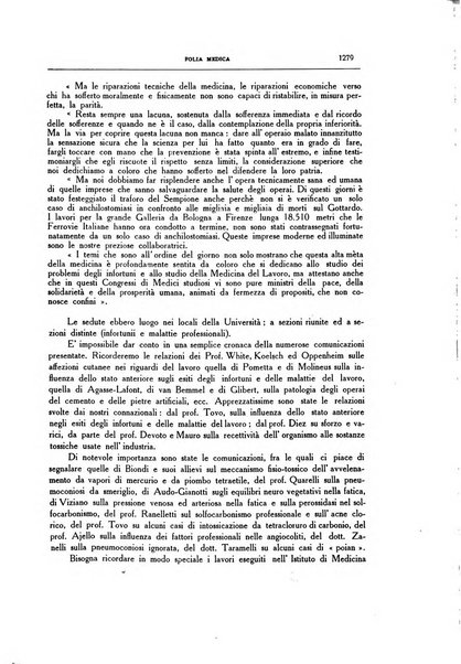 Folia medica periodico trimensile di patologia e clinica medica