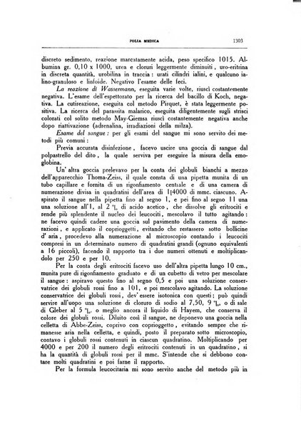 Folia medica periodico trimensile di patologia e clinica medica