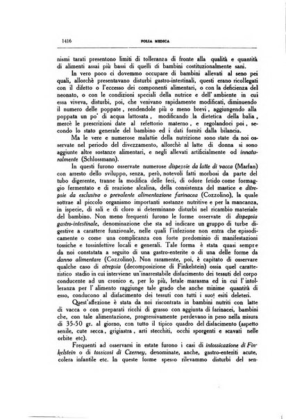 Folia medica periodico trimensile di patologia e clinica medica