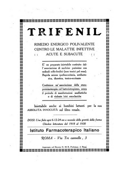 Folia medica periodico trimensile di patologia e clinica medica