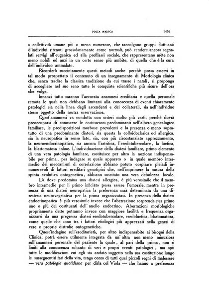 Folia medica periodico trimensile di patologia e clinica medica