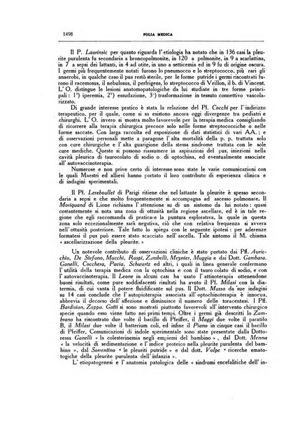 Folia medica periodico trimensile di patologia e clinica medica