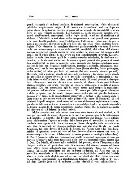 Folia medica periodico trimensile di patologia e clinica medica