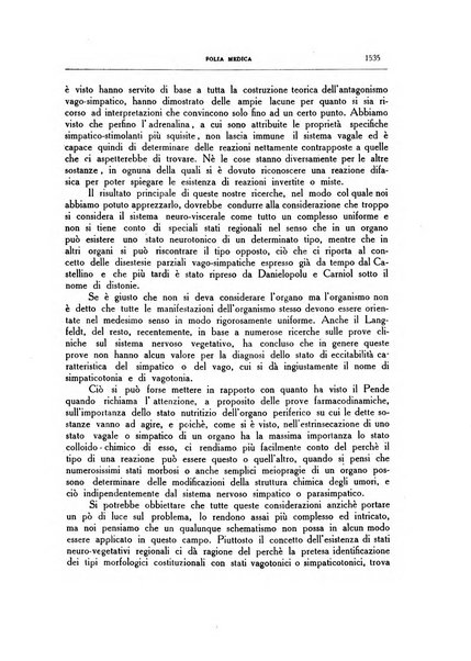 Folia medica periodico trimensile di patologia e clinica medica