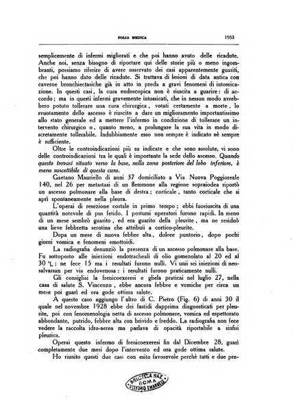 Folia medica periodico trimensile di patologia e clinica medica