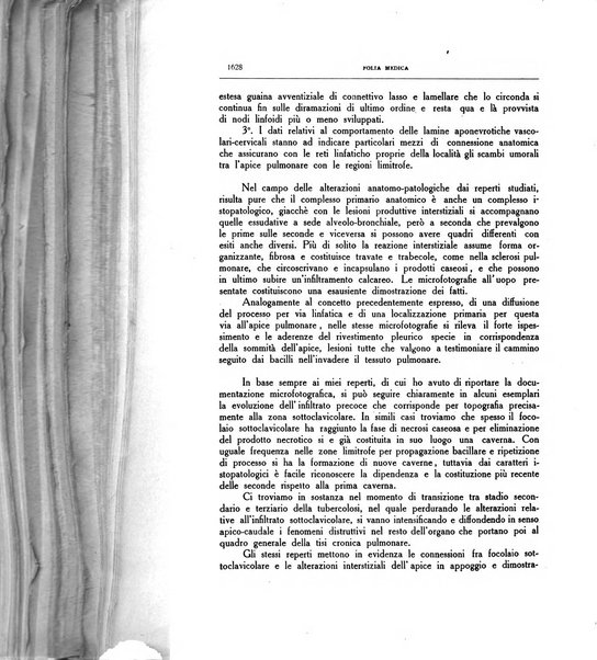 Folia medica periodico trimensile di patologia e clinica medica