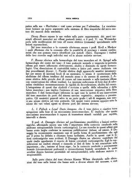 Folia medica periodico trimensile di patologia e clinica medica