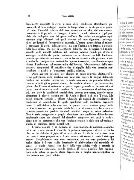 Folia medica periodico trimensile di patologia e clinica medica