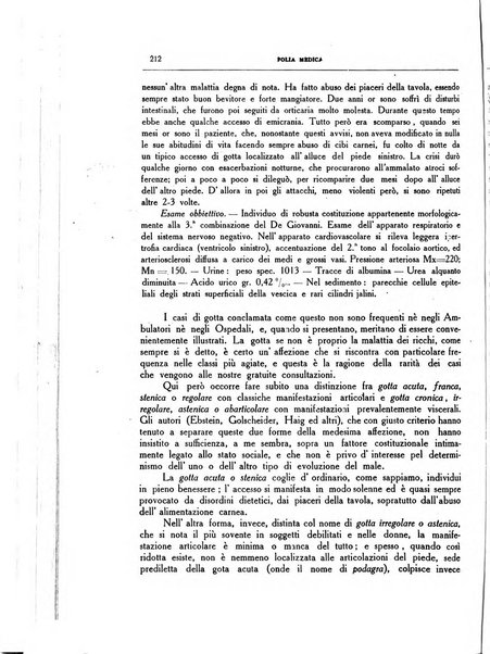 Folia medica periodico trimensile di patologia e clinica medica