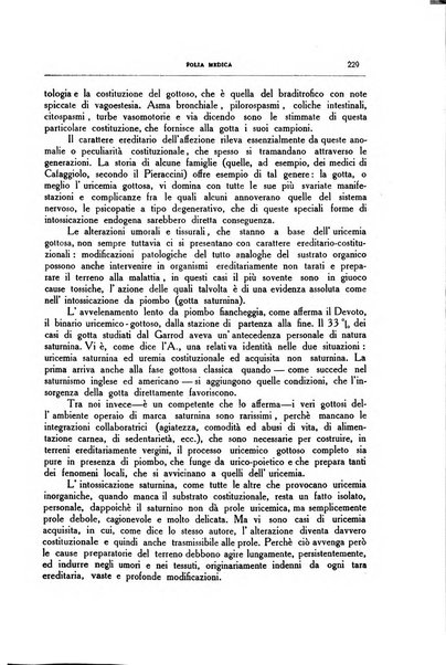 Folia medica periodico trimensile di patologia e clinica medica