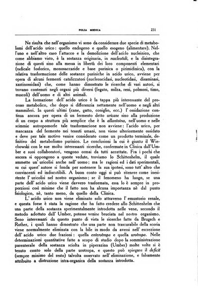 Folia medica periodico trimensile di patologia e clinica medica