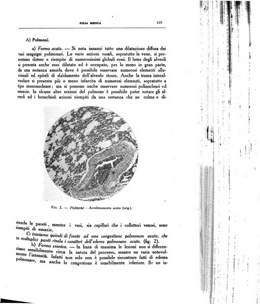 Folia medica periodico trimensile di patologia e clinica medica