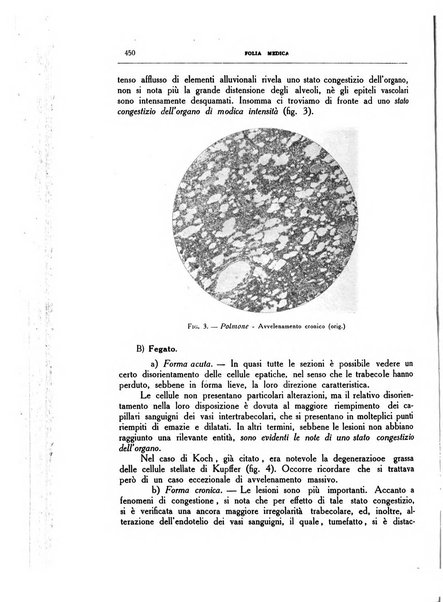 Folia medica periodico trimensile di patologia e clinica medica