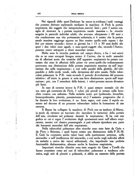 Folia medica periodico trimensile di patologia e clinica medica