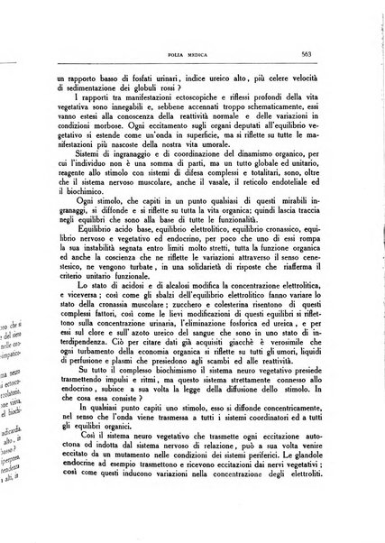 Folia medica periodico trimensile di patologia e clinica medica