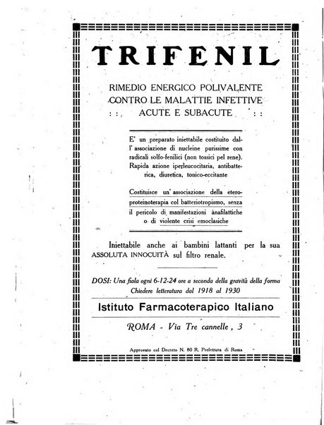 Folia medica periodico trimensile di patologia e clinica medica