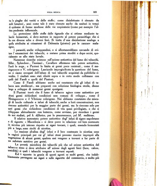 Folia medica periodico trimensile di patologia e clinica medica