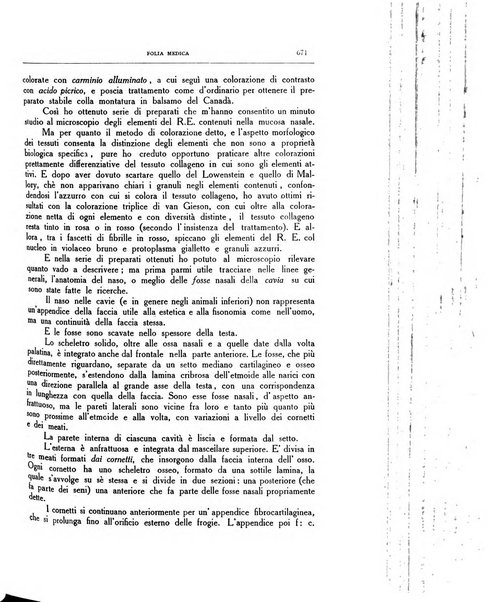 Folia medica periodico trimensile di patologia e clinica medica