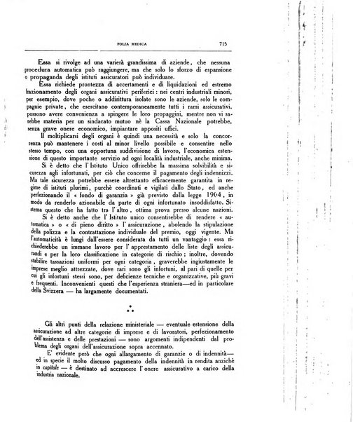 Folia medica periodico trimensile di patologia e clinica medica