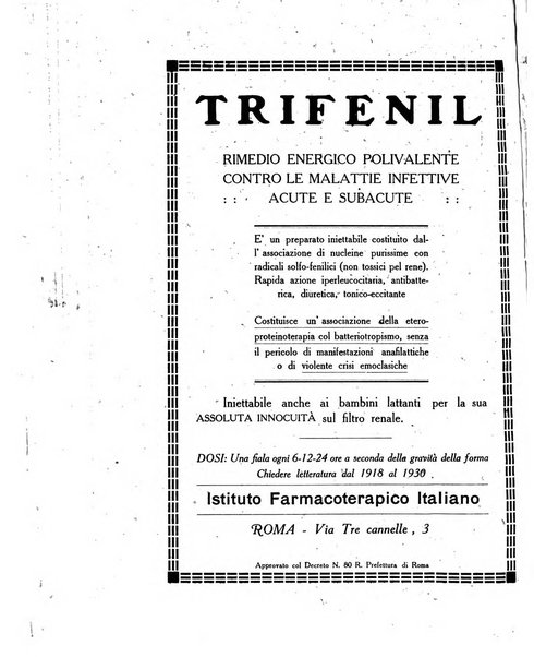 Folia medica periodico trimensile di patologia e clinica medica