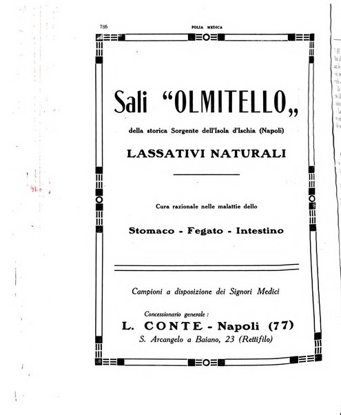 Folia medica periodico trimensile di patologia e clinica medica