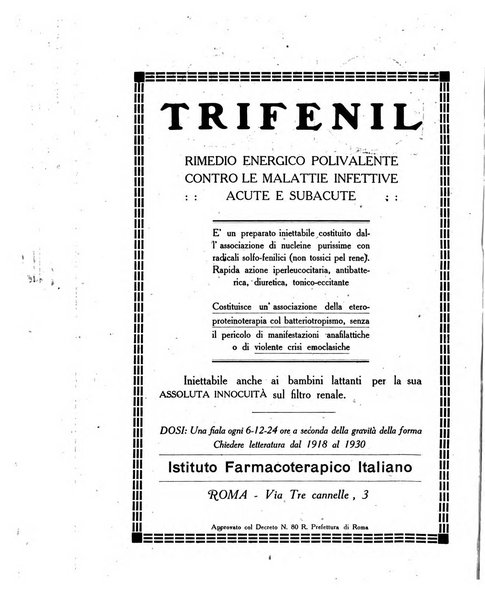 Folia medica periodico trimensile di patologia e clinica medica