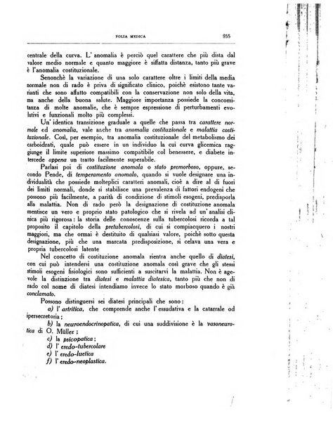 Folia medica periodico trimensile di patologia e clinica medica