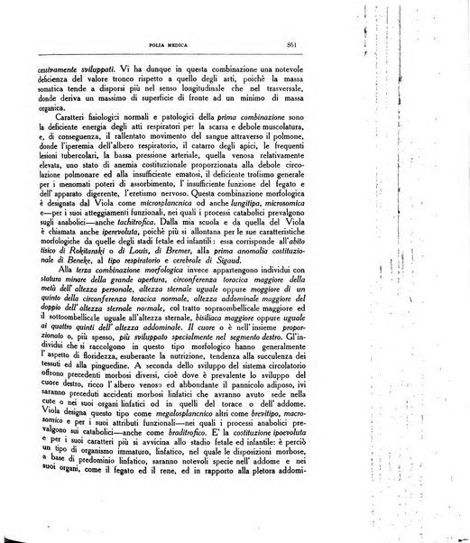 Folia medica periodico trimensile di patologia e clinica medica