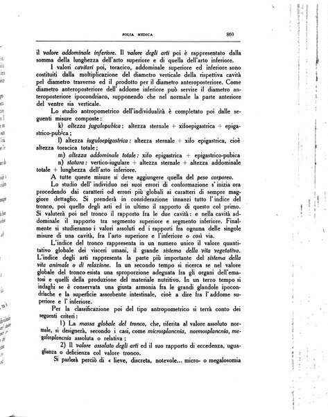 Folia medica periodico trimensile di patologia e clinica medica