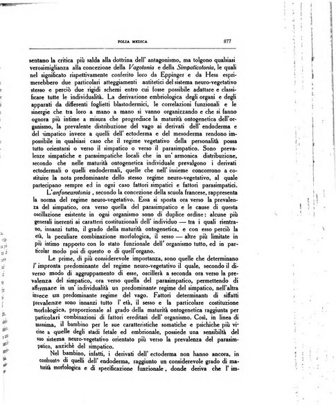 Folia medica periodico trimensile di patologia e clinica medica