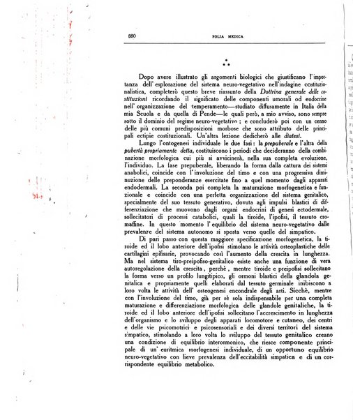 Folia medica periodico trimensile di patologia e clinica medica