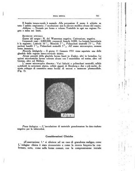 Folia medica periodico trimensile di patologia e clinica medica