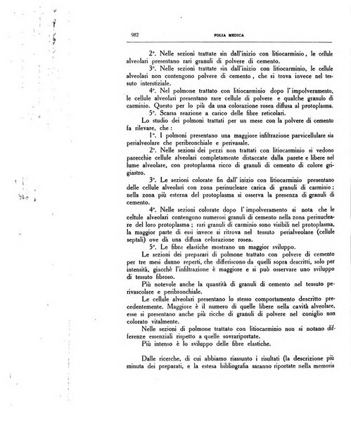 Folia medica periodico trimensile di patologia e clinica medica