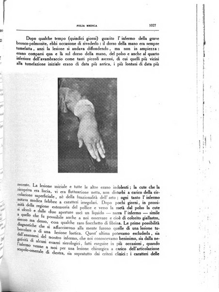 Folia medica periodico trimensile di patologia e clinica medica