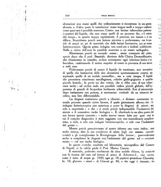 Folia medica periodico trimensile di patologia e clinica medica