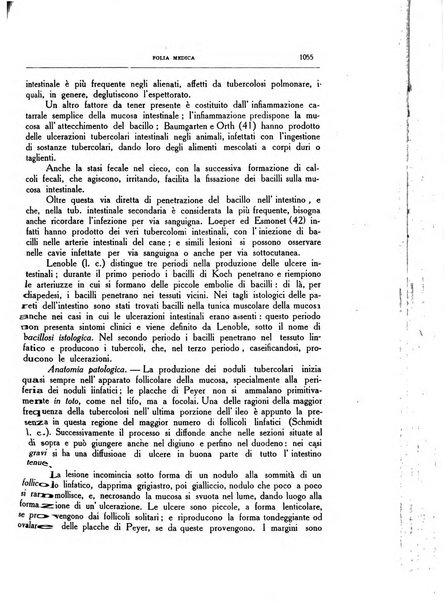 Folia medica periodico trimensile di patologia e clinica medica