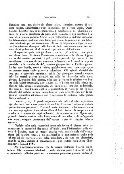 Folia medica periodico trimensile di patologia e clinica medica